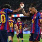 Barcelona logra su mejor inicio goleador en LaLiga desde 1941