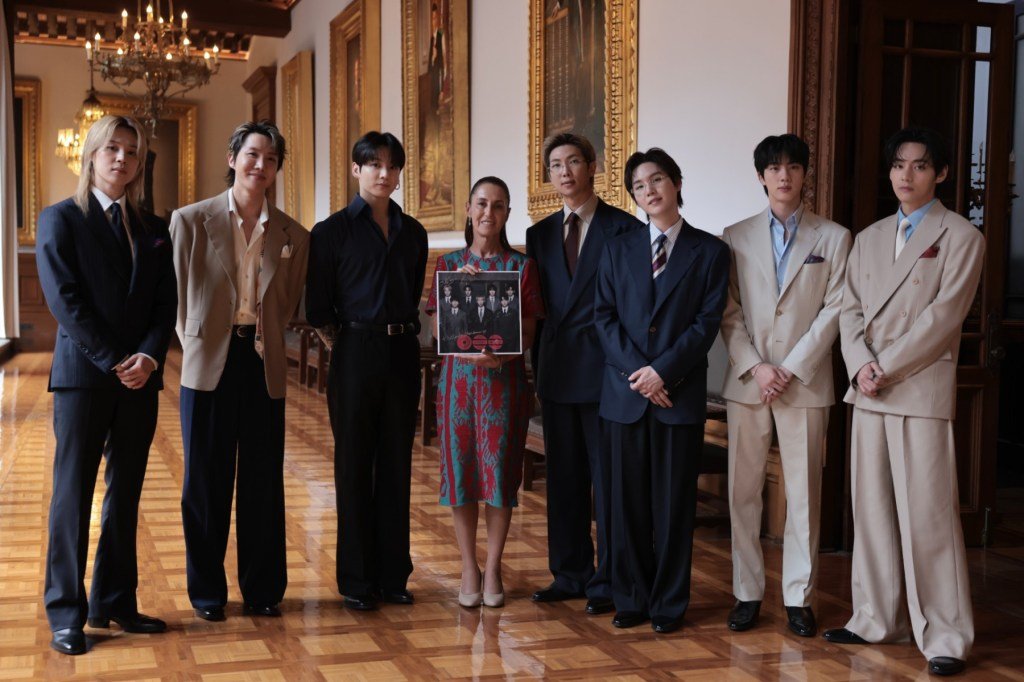 Sheinbaum confirma regreso de BTS a México en 2027