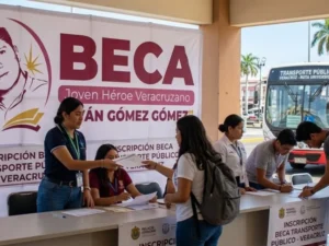 Entregarán el 29 y 30 de octubre tarjetas de beca de transporte para universitarios de Veracruz