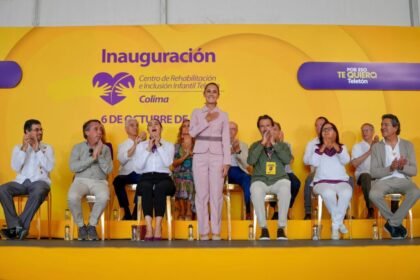 Sheinbaum inaugura nuevo CRIT Teletón para infancia en Colima