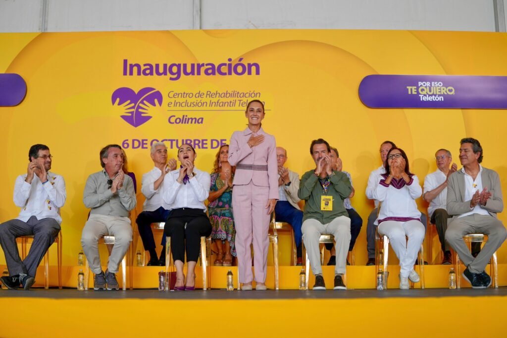 Sheinbaum inaugura nuevo CRIT Teletón para infancia en Colima