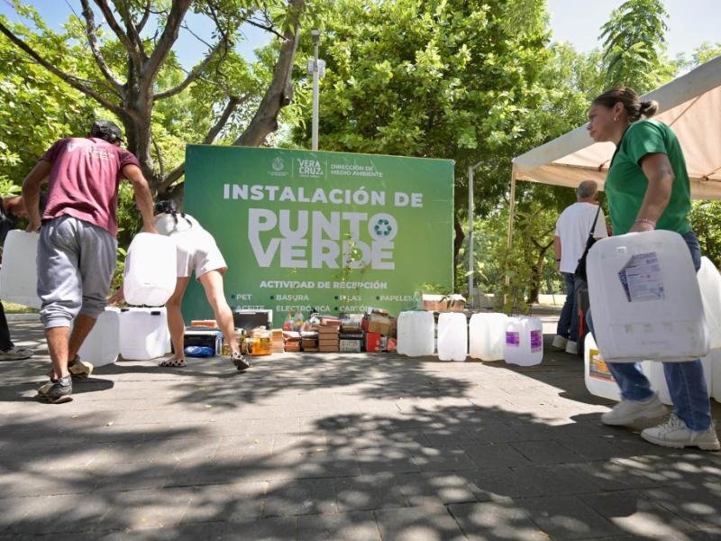 Veracruz organiza jornada de reciclaje Punto Verde el 17 de octubre