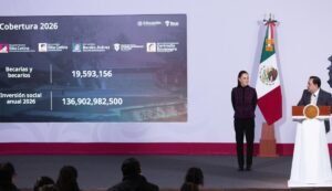 Gobierno de México prevé 22 millones de becarios en 2026
