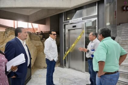 Supervisan mantenimiento integral del Palacio Legislativo de Veracruz