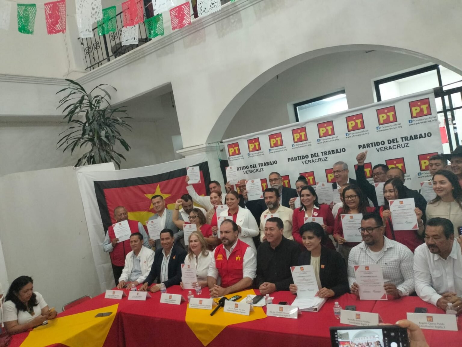 PT designa coordinadores distritales en Veracruz rumbo a 2027